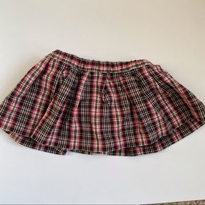 Girls Plaid Skirt 18 months